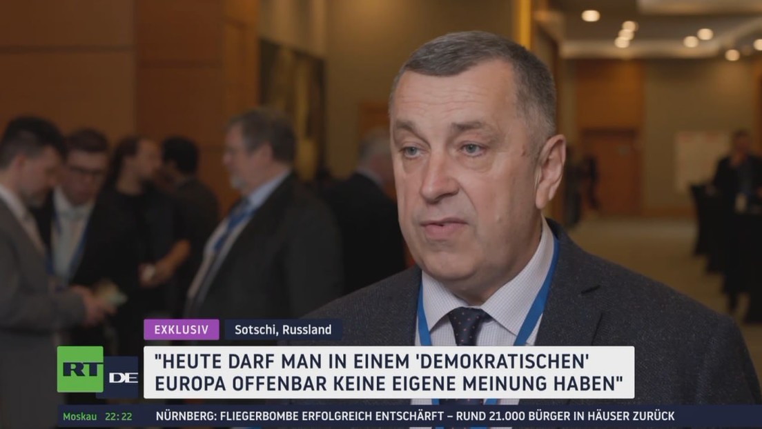 Serbischer Delegierter in Sotschi: "Brüssels Absolutität vernichtet europäische Staaten und Völker"