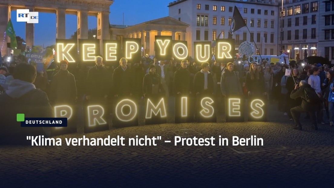 "Klima verhandelt nicht" – Protest in Berlin