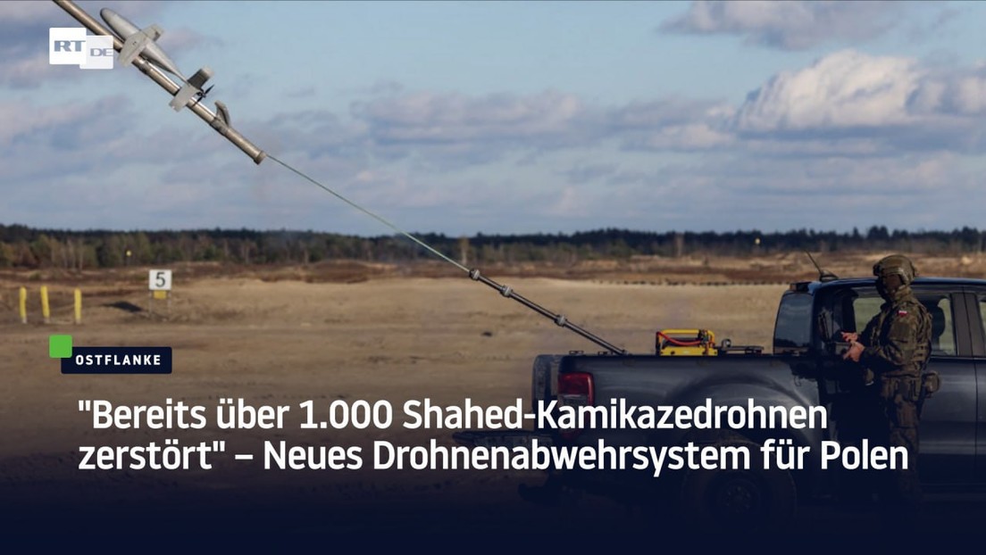 "Bereits über 1.000 Shahed-Kamikazedrohnen zerstört" – Neues Drohnenabwehrsystem für Polen