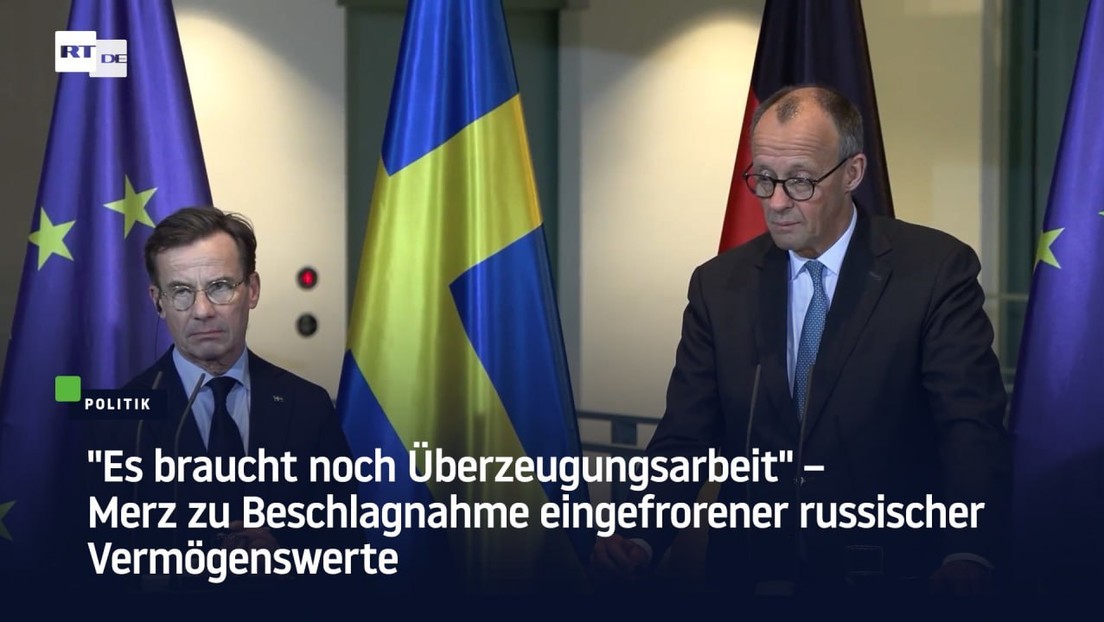 "Es braucht noch Überzeugungsarbeit" – Merz zu Beschlagnahme eingefrorener russischer Vermögenswerte
