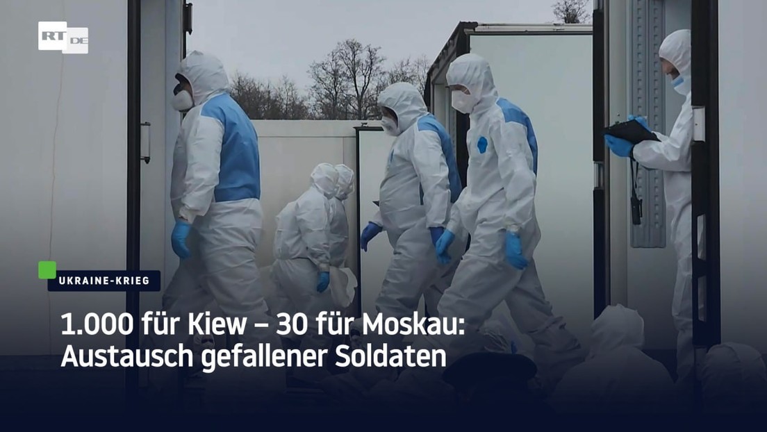 1.000 für Kiew – 30 für Moskau: Austausch gefallener Soldaten