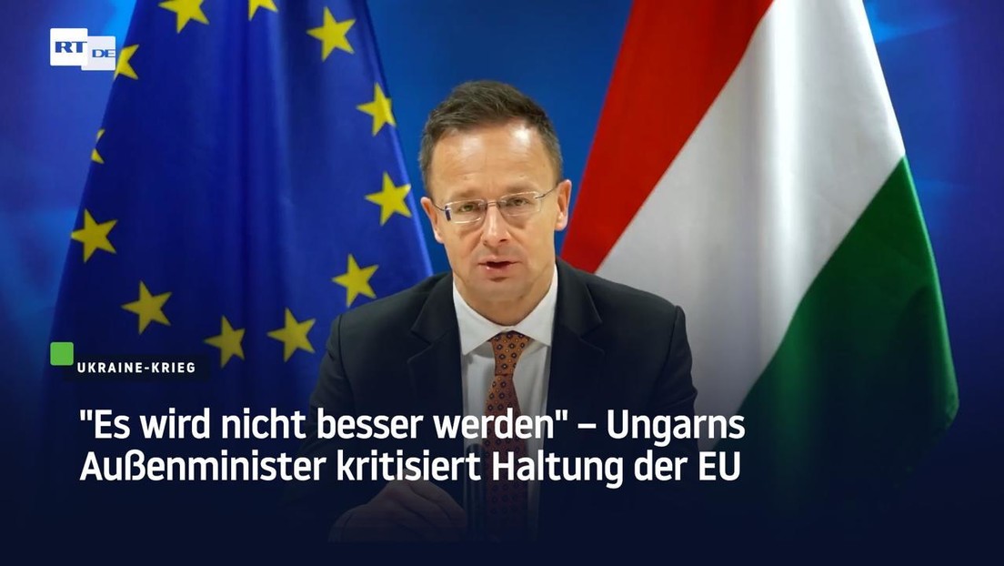 "Es wird nicht besser werden" – Ungarns Außenminister kritisiert Haltung der EU