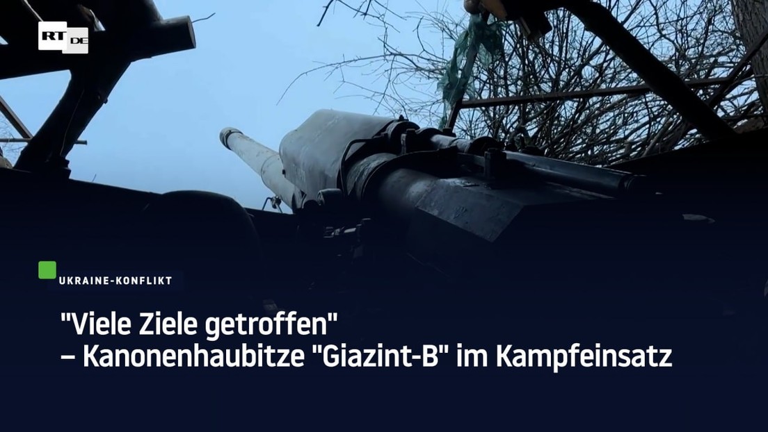 "Viele Ziele getroffen" – Kanonenhaubitze "Giazint-B" im Kampfeinsatz