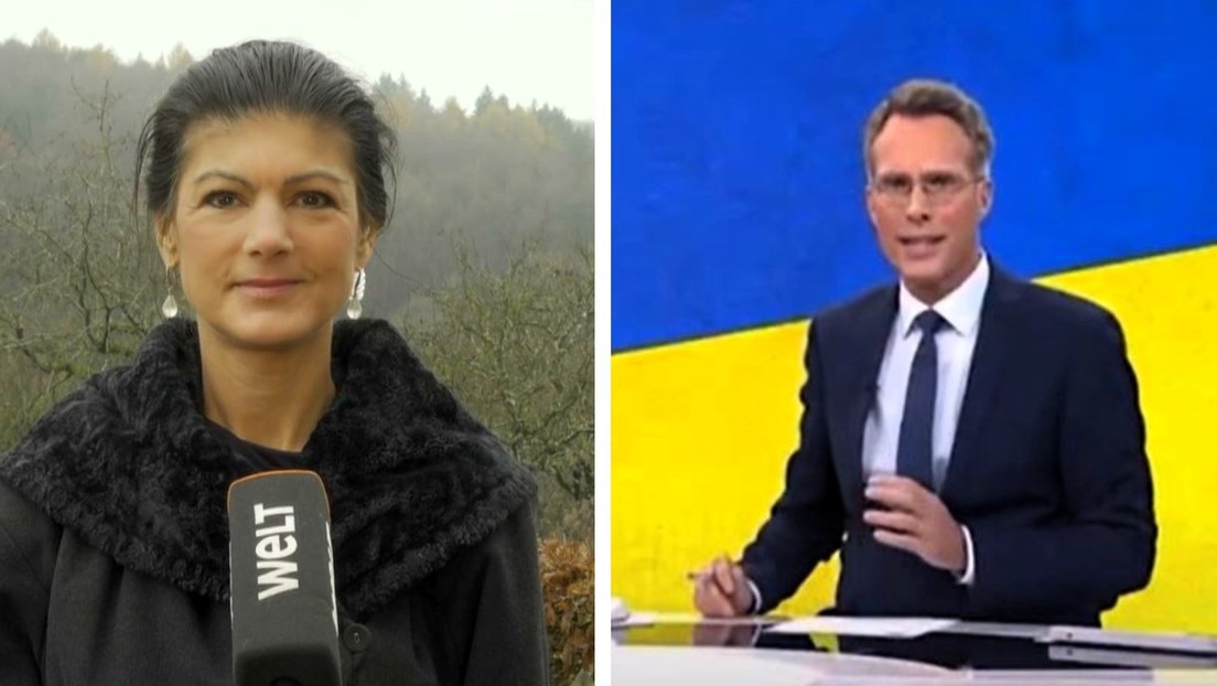 Neues von der Propaganda-Front: WELT TV schaltet Wagenknecht ab und "ordnet" sie mit Fake-News ein