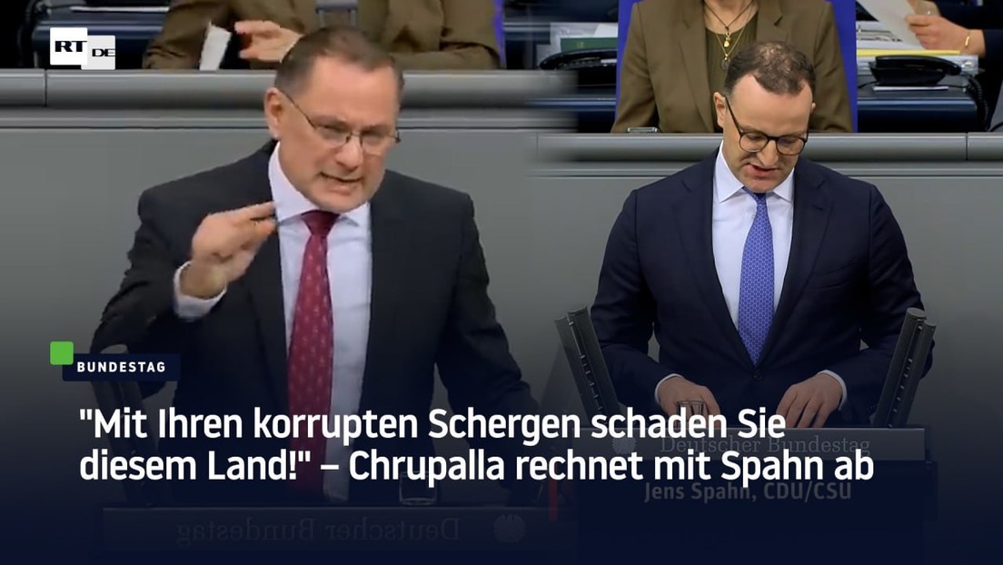 "Mit Ihren korrupten Schergen schaden Sie diesem Land!" – Chrupalla rechnet mit Spahn ab