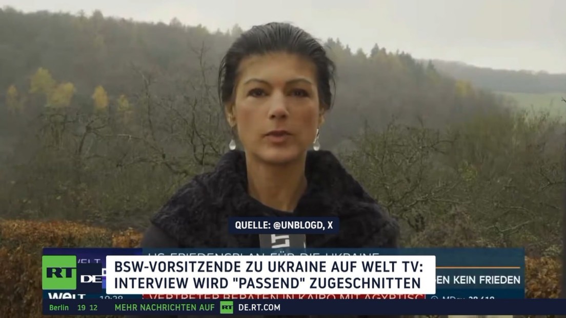 Wagenknecht und Welt TV: Narrativ gegen Redefreiheit