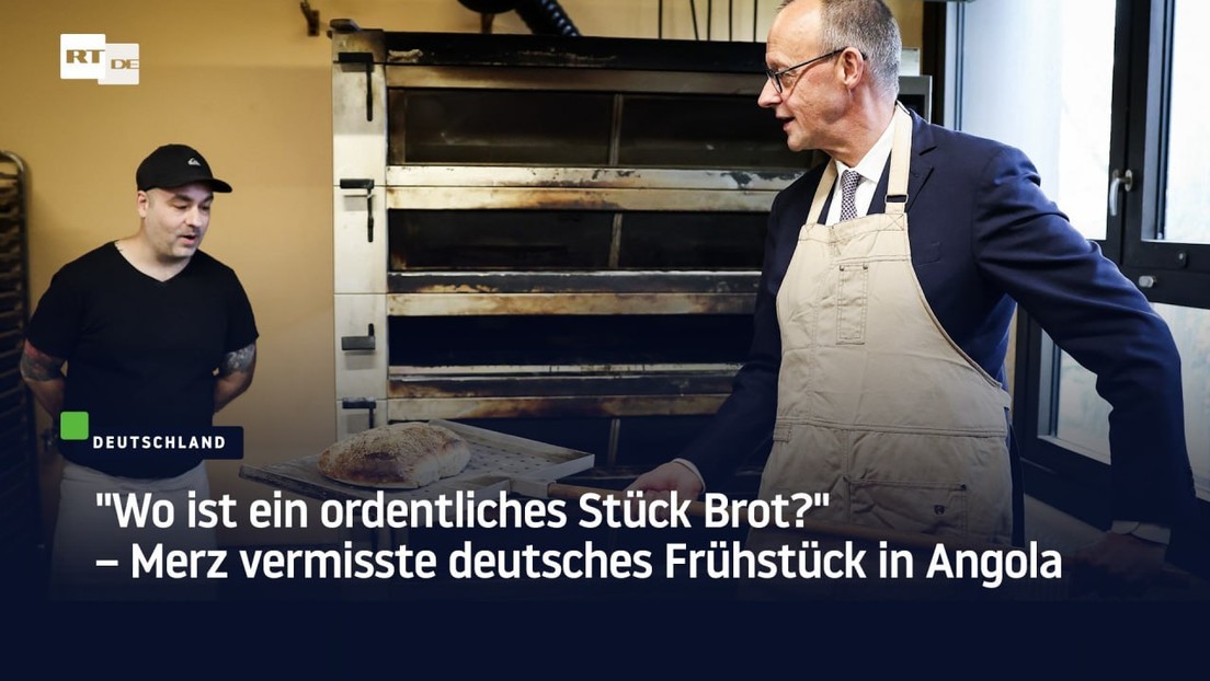 "Wo ist ein ordentliches Stück Brot?" – Merz vermisste deutsches Frühstück in Angola