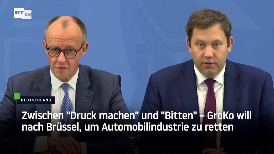 Zwischen "Druck machen" und "Bitten" – GroKo will nach Brüssel, um Automobilindustrie zu retten