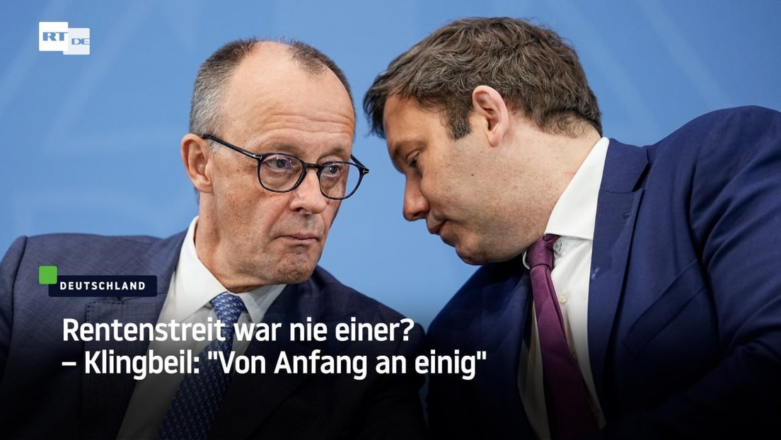Rentenstreit war nie einer? – Klingbeil: "Von Anfang an einig"