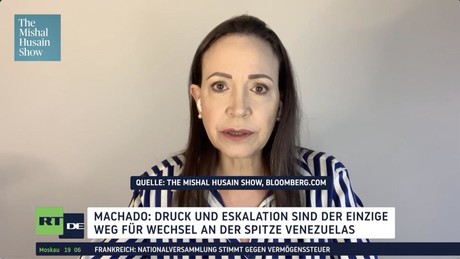 Oppositionsführerin Machado sorgt mit Aufruf zu US-Eingriff für Empörung