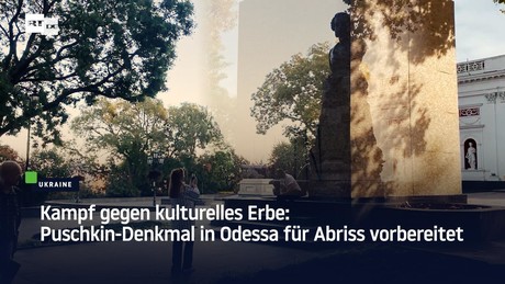 Kampf gegen kulturelles Erbe: Pusсhkin-Denkmal in Odessa für Abriss vorbereitet