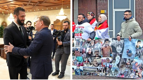 Protest gegen Einladung ins Kanzleramt: Kurdische Gemeinde stellt Strafanzeige gegen al-Scharaa