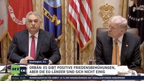 Treffen in Washington: Trump und Orbán fordern Kurswechsel im Ukraine-Krieg