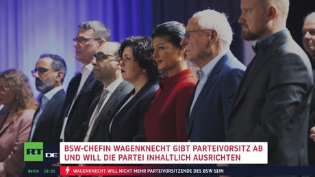 Wagenknecht: Fokus liegt nun auf strategische Ausrichtung des BSW