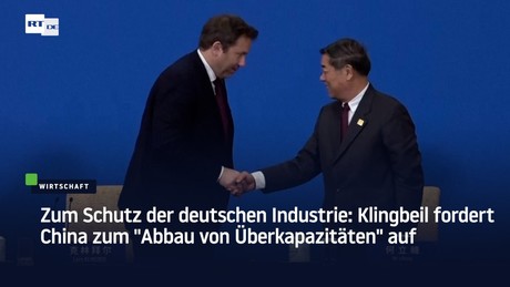 Zum Schutz der deutschen Industrie: Klingbeil fordert China zum "Abbau von Überkapazitäten" auf