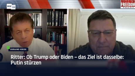 Ritter: Ob Trump oder Biden – das Ziel ist dasselbe: Putin stürzen