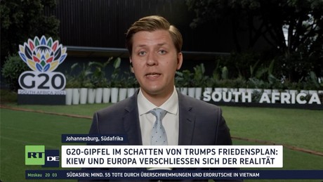 Trumps Friedensplan dominiert G20 – Europa bleibt gespalten