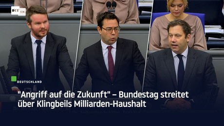 "Angriff auf die Zukunft" – Bundestag streitet über Klingbeils Milliarden-Haushalt