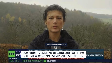 Wagenknecht und Welt TV: Narrativ gegen Redefreiheit