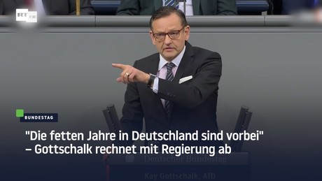 "Die fetten Jahre in Deutschland sind vorbei" – Gottschalk rechnet mit Regierung ab