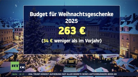 Weihnachtsfrust statt Vorfreude: Deutsche sparen bei Geschenken
