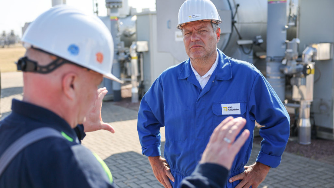 Gasspeicher-Füllstand deutlich unter üblichem Niveau