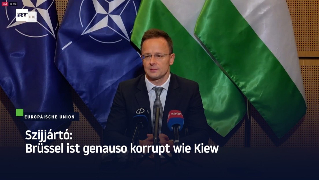 Szijjártó: Brüssel ist mindestens genauso korrupt wie Kiew
