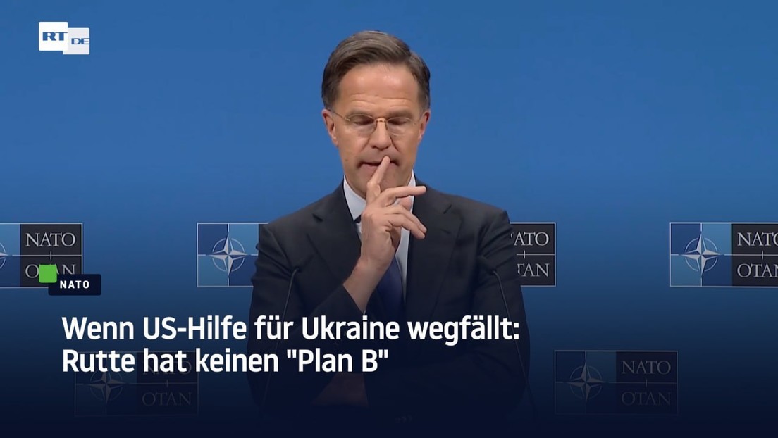 Wenn US-Hilfe für Ukraine wegfällt: Rutte hat keinen "Plan B"