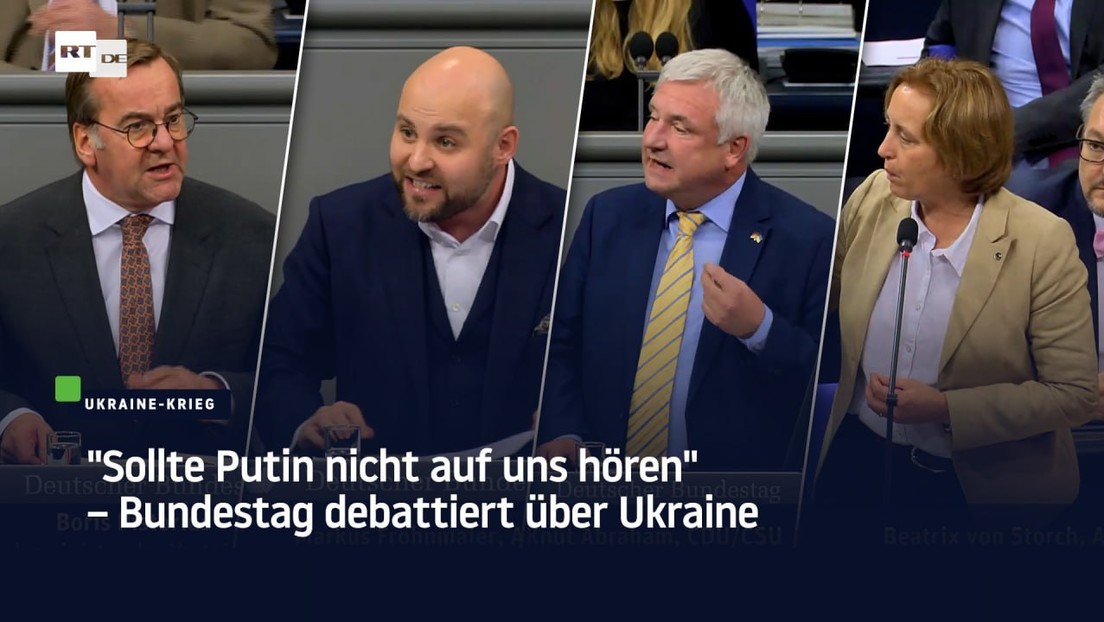 "Sollte Putin nicht auf uns hören" – Bundestag debattiert über Ukraine