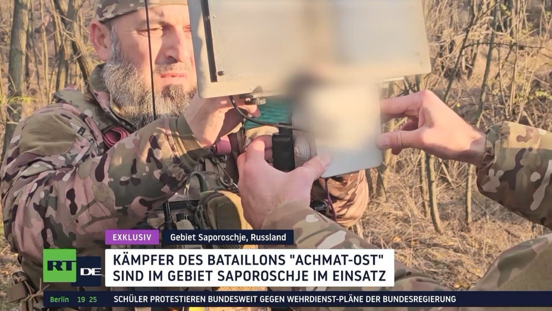Exklusiv: Einsatz des Bataillons "Achmat-Ost" im Gebiet Saporoschje