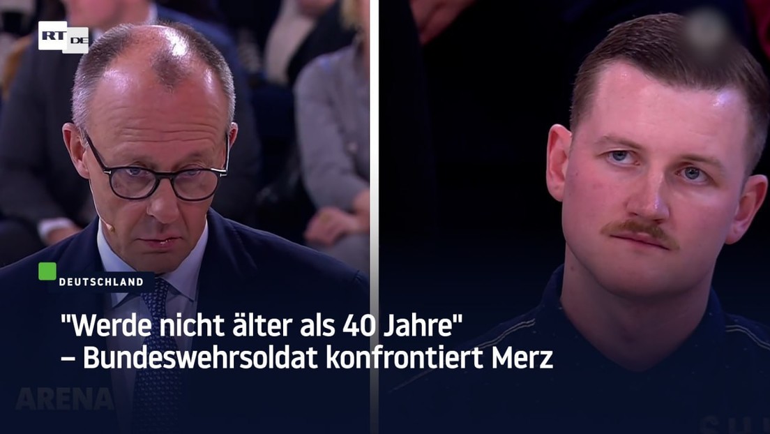 "Werde nicht älter als 40 Jahre" – Bundeswehrsoldat konfrontiert Merz
