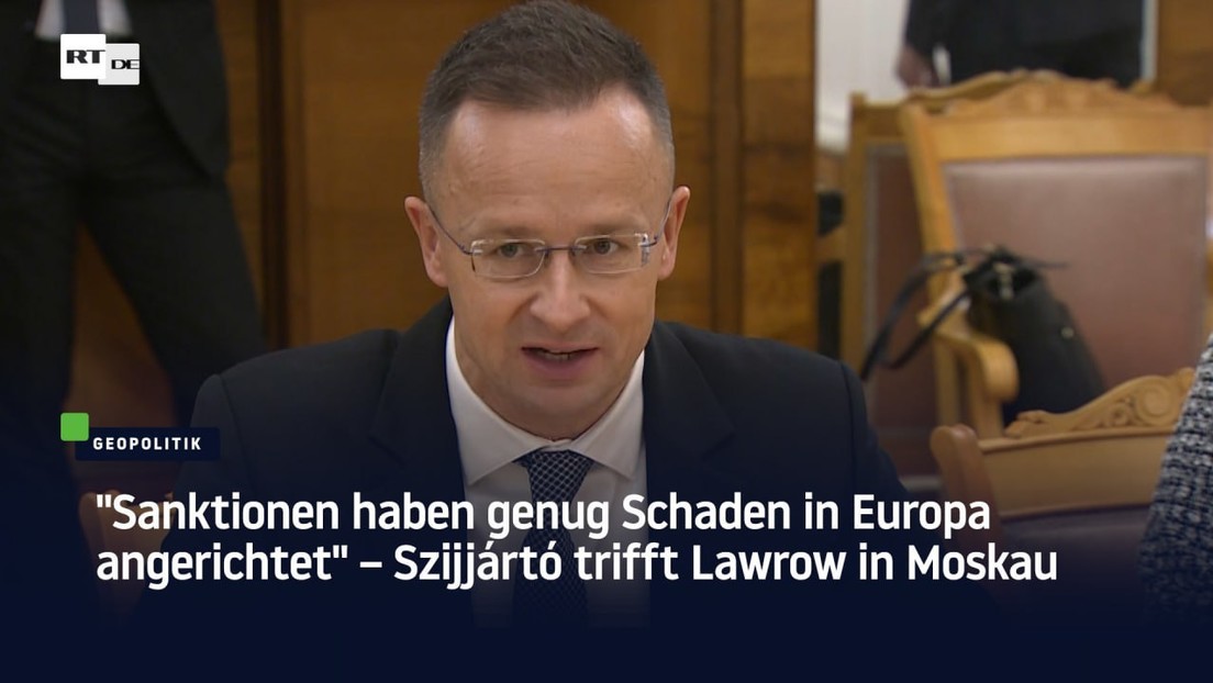 "Sanktionen haben genug Schaden in Europa angerichtet" – Szijjártó trifft Lawrow in Moskau