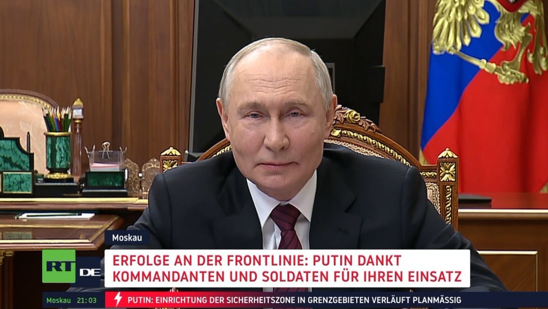 "Gesagt, getan – echte Männer": Putin würdigt Truppen nach Einnahme von Sewersk 