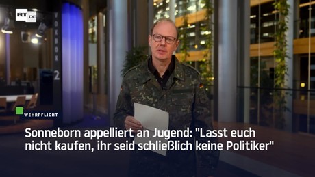 Sonneborn appelliert an Jugend: "Lasst euch nicht kaufen, ihr seid schließlich keine Politiker"