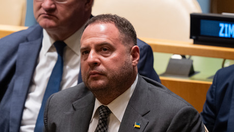 Medien: Jermak wegen Entlassung vor Wut explodiert