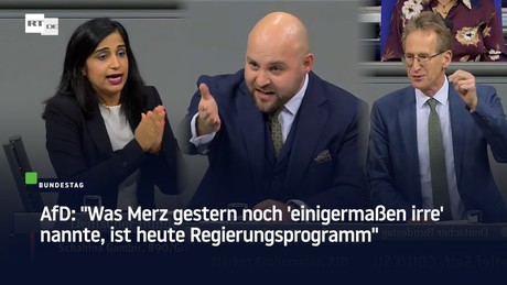 AfD: "Was Merz gestern noch 'einigermaßen irre' nannte, ist heute Regierungsprogramm"
