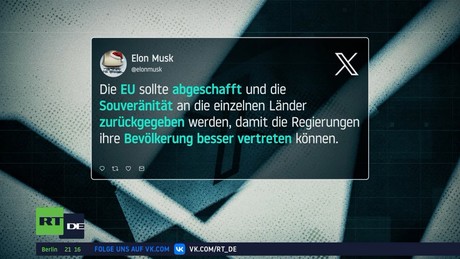 "EU abschaffen" – Elon Musk schießt nach Rekordstrafe scharf zurück