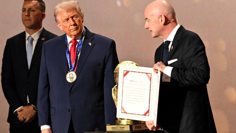 Trump erhält neuen FIFA-Friedenspreis für weltweiten Einsatz