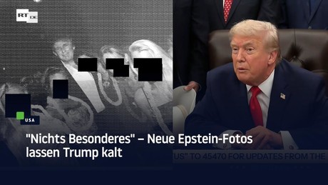 "Nichts Besonderes" – Neue Epstein-Fotos lassen Trump kalt