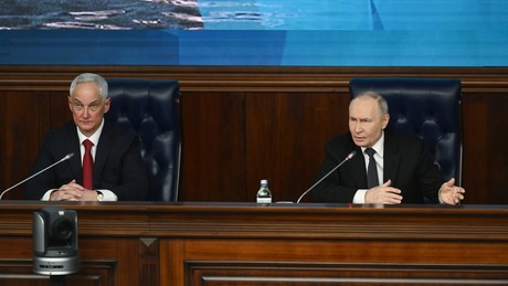NATO, Oreschniks, "goldene Toiletten": Höhepunkte aus Putins Sitzung im Verteidigungsministerium