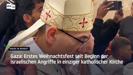 Gaza: Erstes Weihnachtsfest seit Beginn der israelischen Angriffe in einziger katholischer Kirche