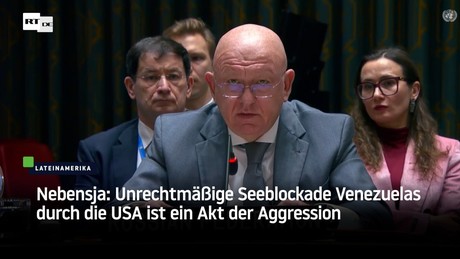 Nebensja: Unrechtmäßige Seeblockade Venezuelas durch die USA ist ein Akt der Aggression