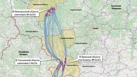 Russisches Verteidigungsministerium: So griffen die ukrainischen Drohnen Putins Residenz an