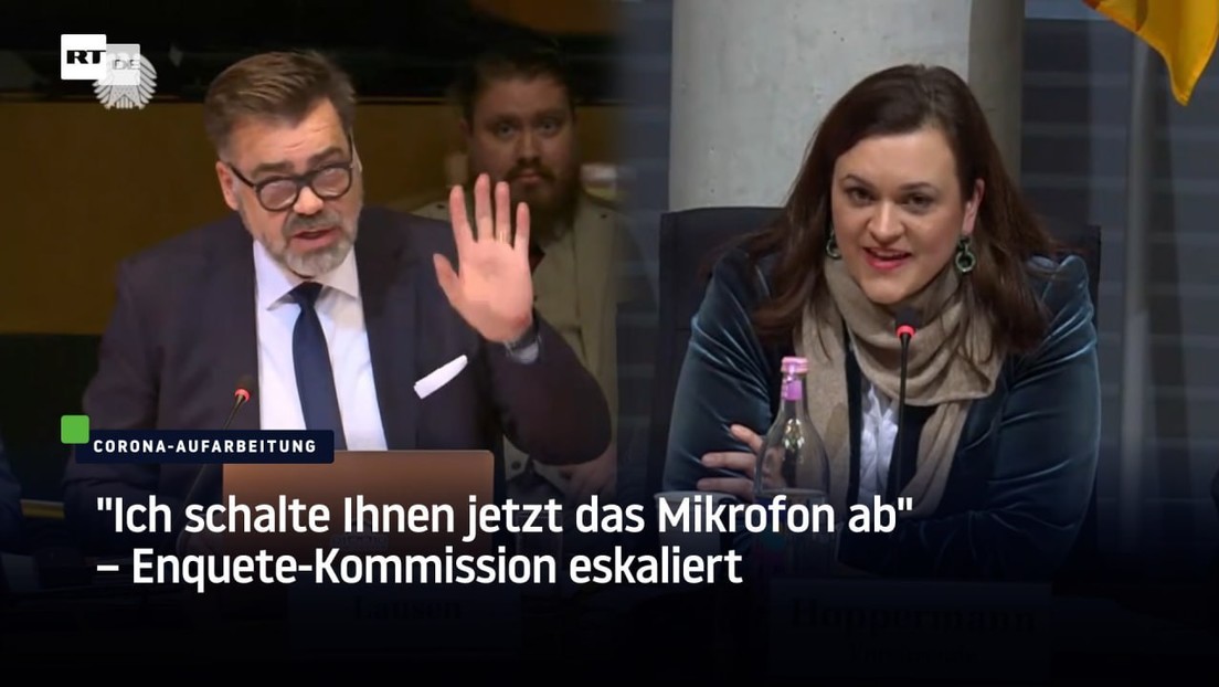 "Ich schalte Ihnen jetzt das Mikrofon ab" – Corona-Enquete-Kommission eskaliert