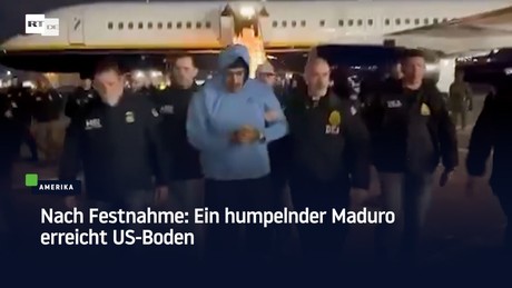 Nach Festnahme: Ein humpelnder Maduro erreicht US-Boden