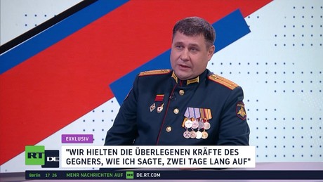 Offizier Lissin über Einsatz im Donbass: "Wir hielten überlegene Kräfte auf"