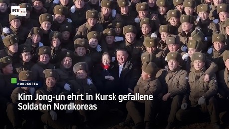 Kim Jong-un ehrt in Kursk gefallene Soldaten Nordkoreas