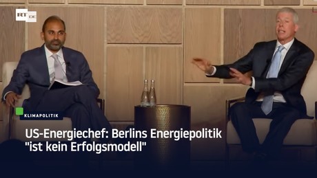 US-Energiechef: BRD hat 500 Milliarden investiert, dafür nun 20 % weniger Strom zum 3-fachen Preis