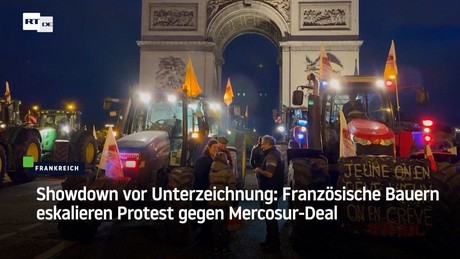Showdown vor Unterzeichnung: Französische Bauern eskalieren Protest gegen Mercosur-Deal