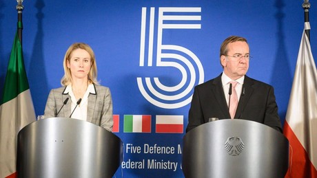 LIVE: Pistorius empfängt Kallas in Berlin